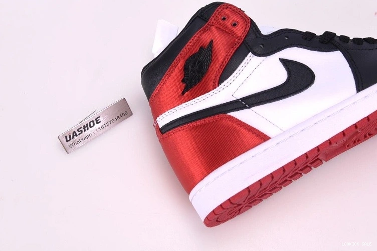 Rep Toe  Black CD0461-016 Jordan Retro Satin 1 High 0512